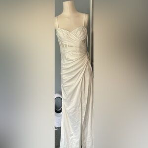 Soft white wedding gown, brand new/never worn purchased from David Bridal.